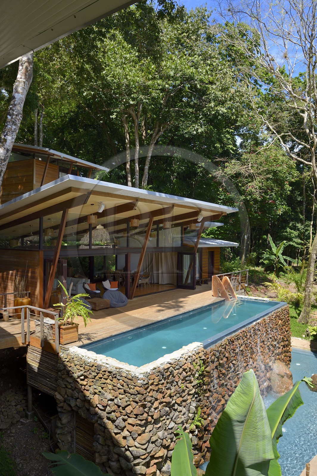 Panama, province de Chiriqui, Parc national marin du Golfe de Chiriqui, the resort at Isla Palenque, l'hotel