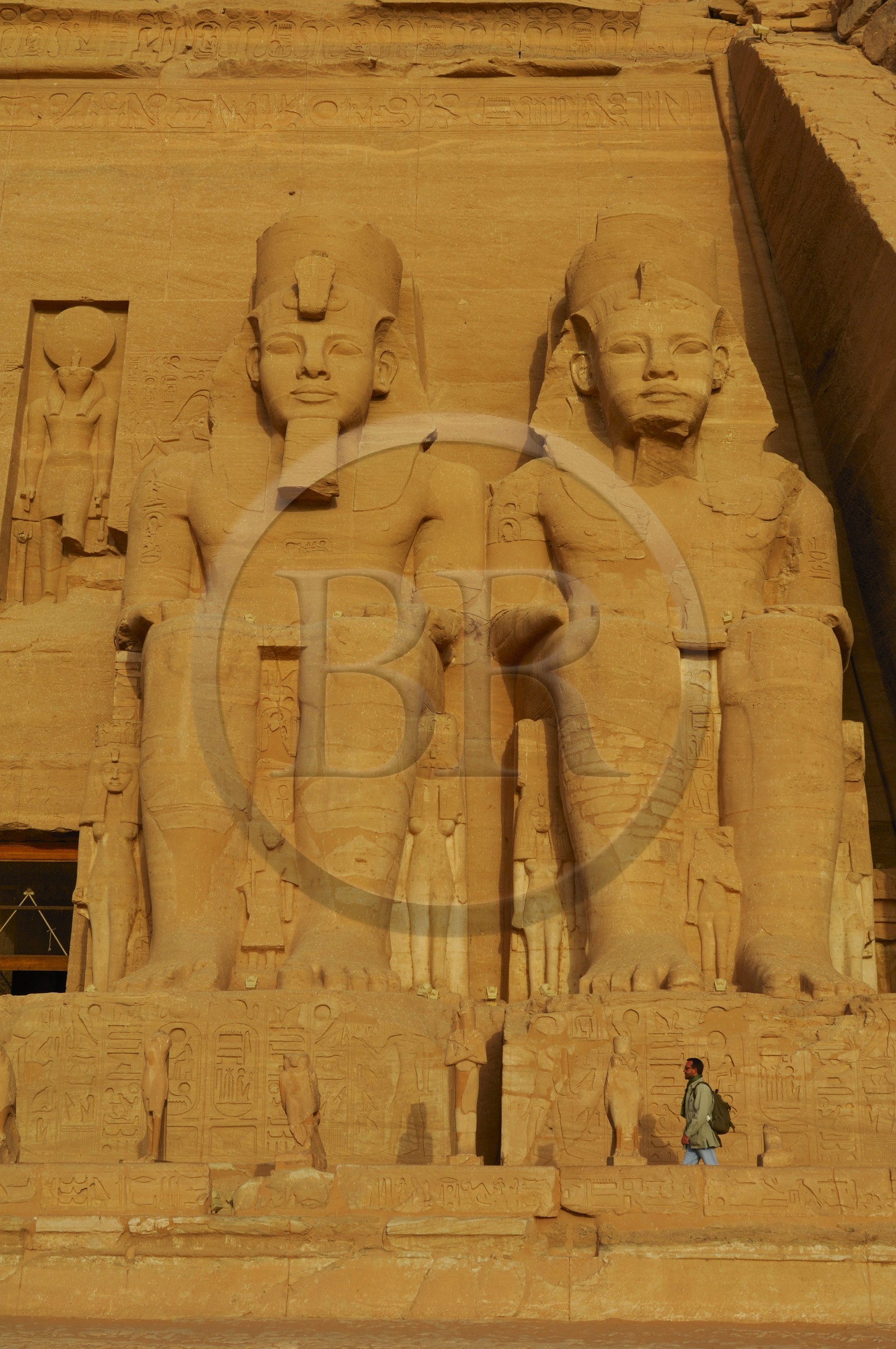 Egypte, Haute Egypte, Nubie, Abou Simbel, site classé Patrimoine Mondial de l'UNESCO, temple de Ramsès II