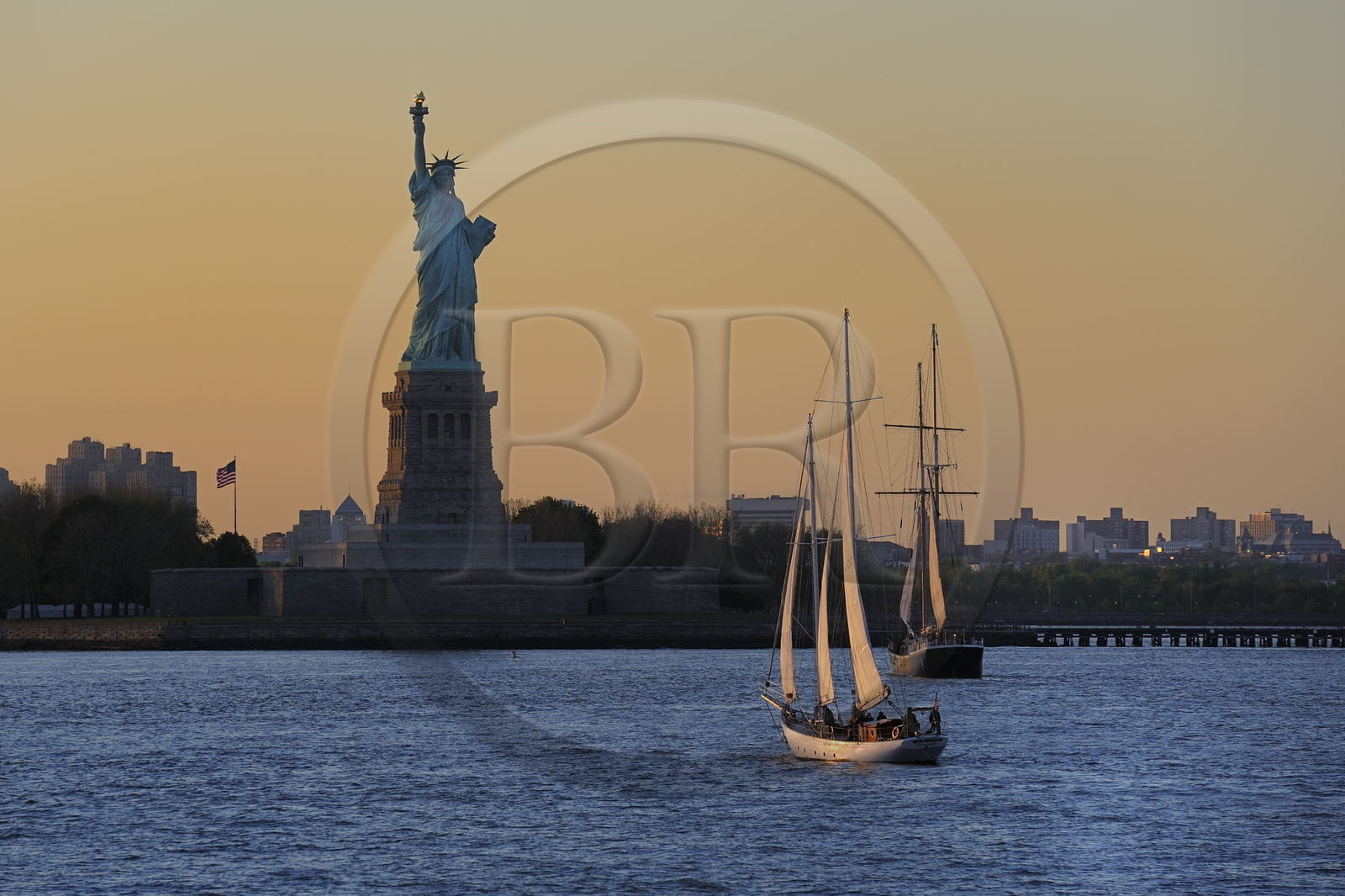 Etats-Unis, New York, Manhattan, statue de la Libertée, classée Patrinoine Mondial de l'UNESCO