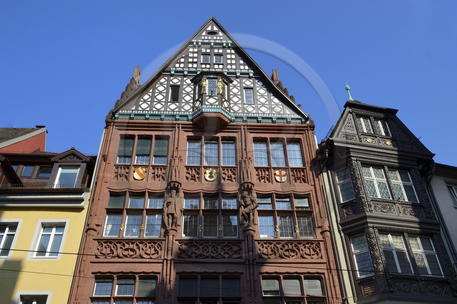 Germany, Baden-Wurttemberg, Freiburg im Breisgau, neo-Gothic building on Kaiser-Joseph Strasse 229