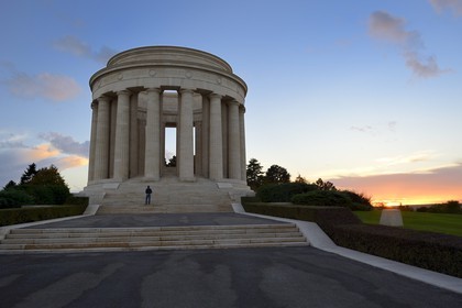 France, Meuse (55), Parc régional de Lorraine, Cotes de Meuse, Monument américain de la Butte de Montsec commémorant les offensives menées par l'armée américaine sur le saillant de Saint-Mihiel lors de la Première Guerre mondiale