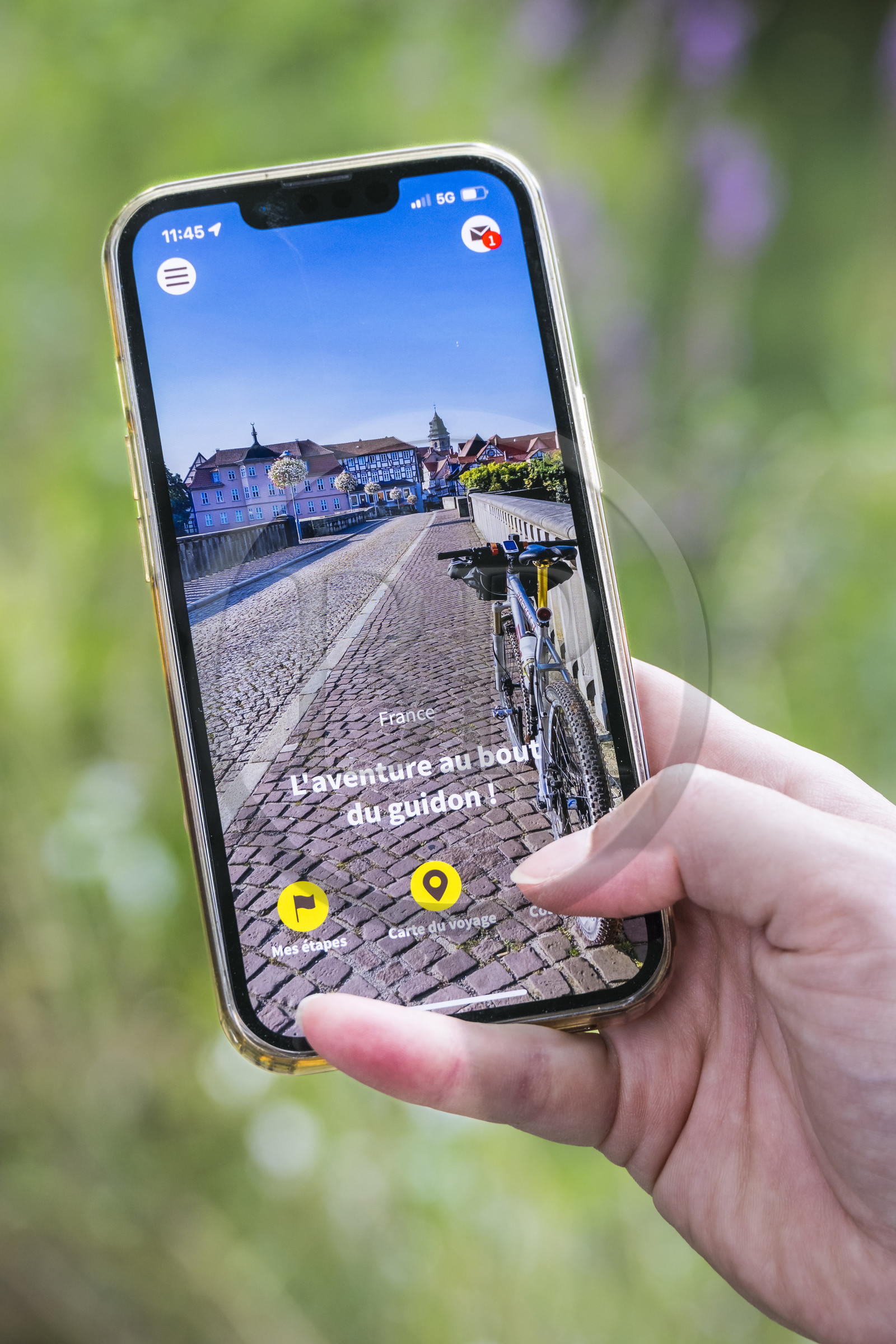 France, Deux-Sèvres, use of Nomade Aventure software