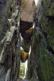 Suède, Västra Götaland, Fjällbacka, Le rocher de Vetterberget