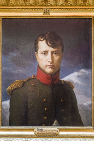 France, Oise (60), Chantilly, le chateau de Chantilly, le musée Condé, salle de la Tribune, portrait de Napoleon Bonaparte premier consul par François Gérard