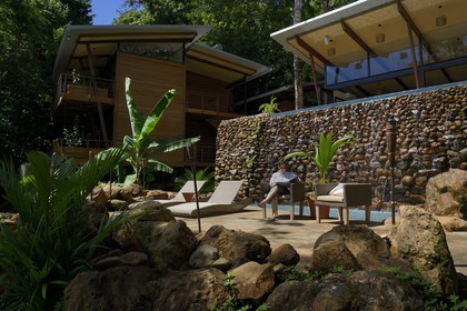 Panama, Chiriqui province, Gulf of Chiriqui National Marine Park, the resort at Isla Palenque