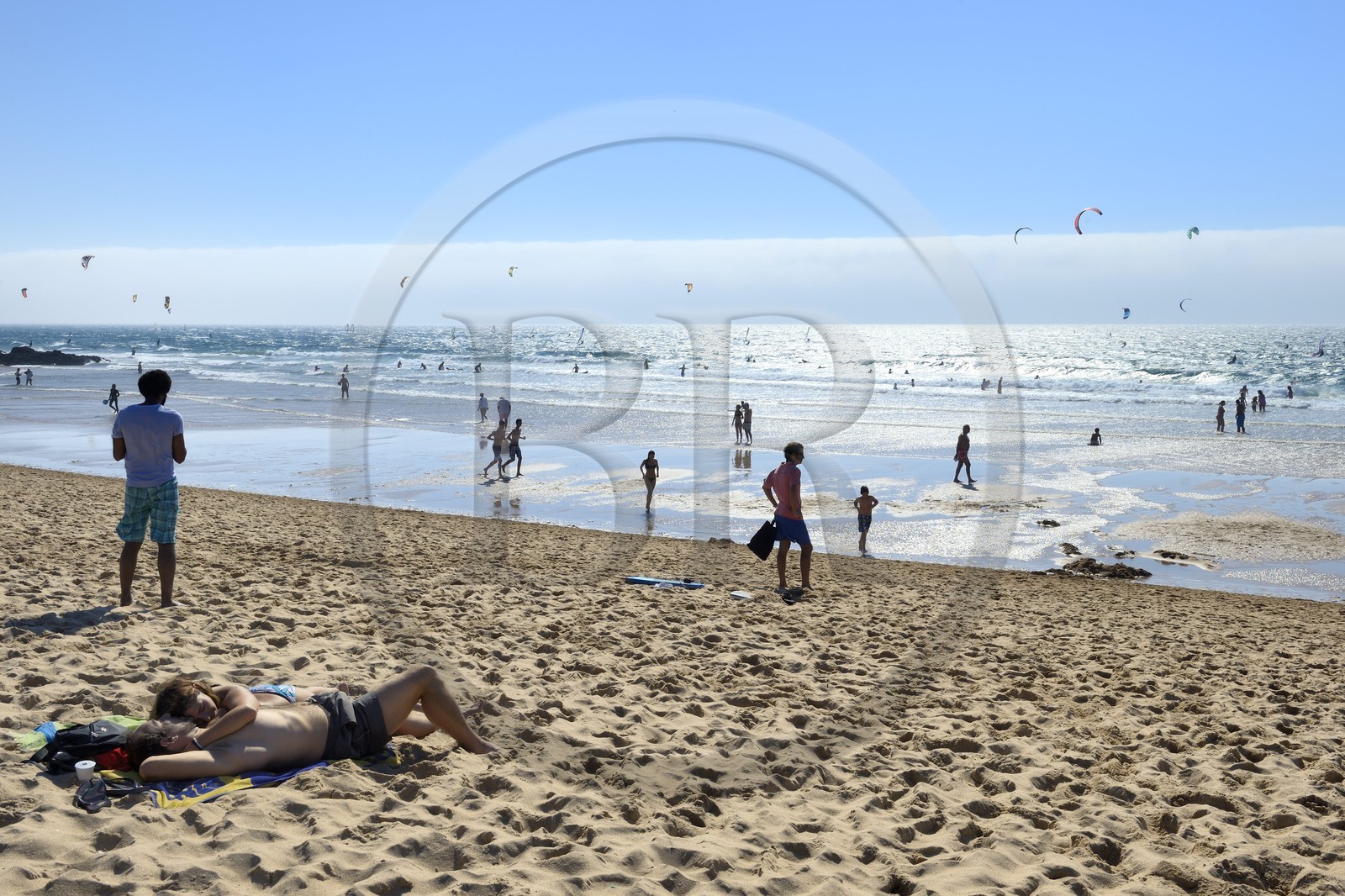 Portugal, région de Lisbonne, Cascais, plage de Guincho sur la côte d'Estoril