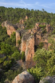 France, Var (83), entre Bagnols-en-Forêt et Roquebrune-sur-Argens, les Gorges du Blavet
