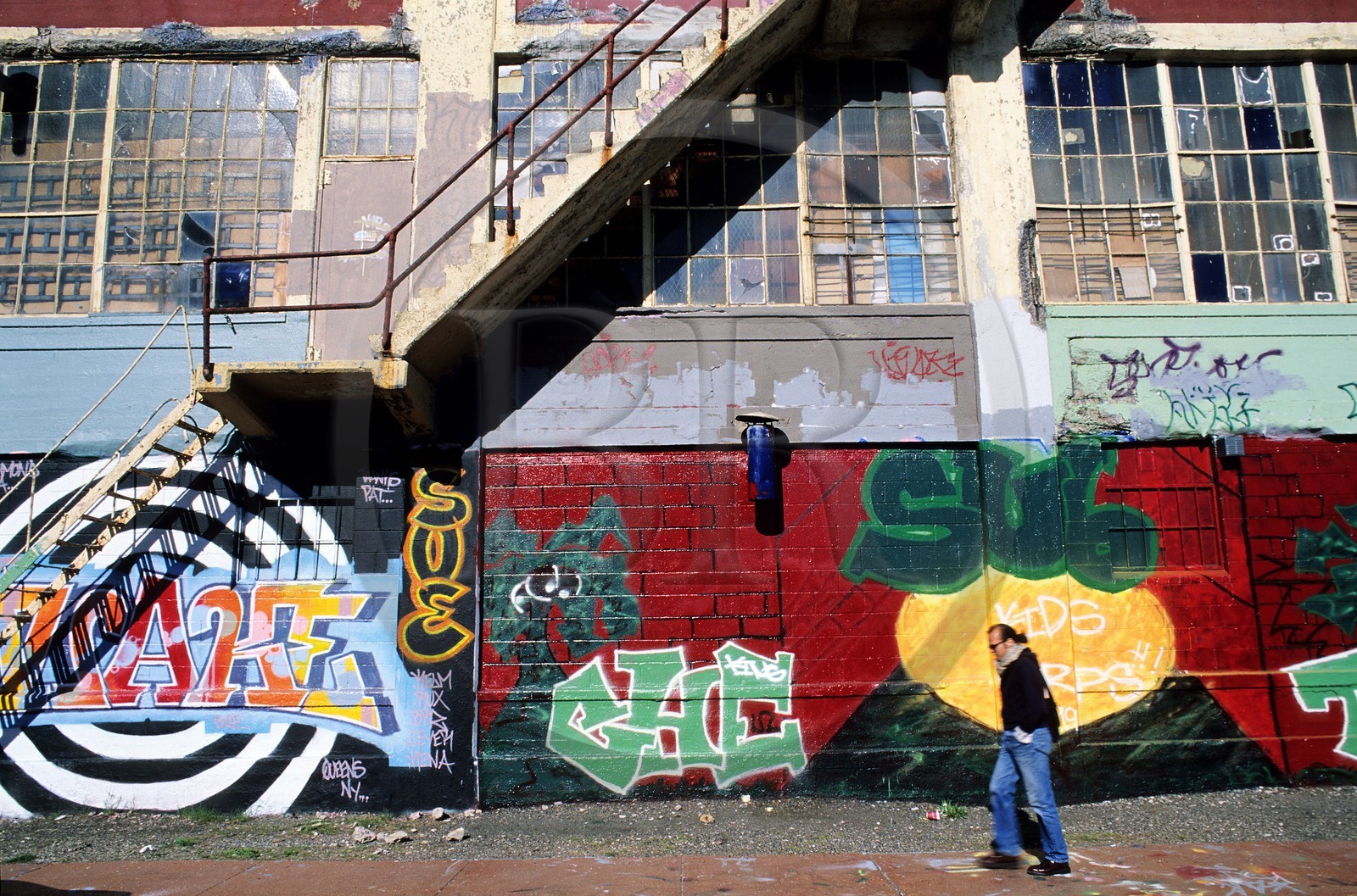 United States, New York City, Graffiti on the walls