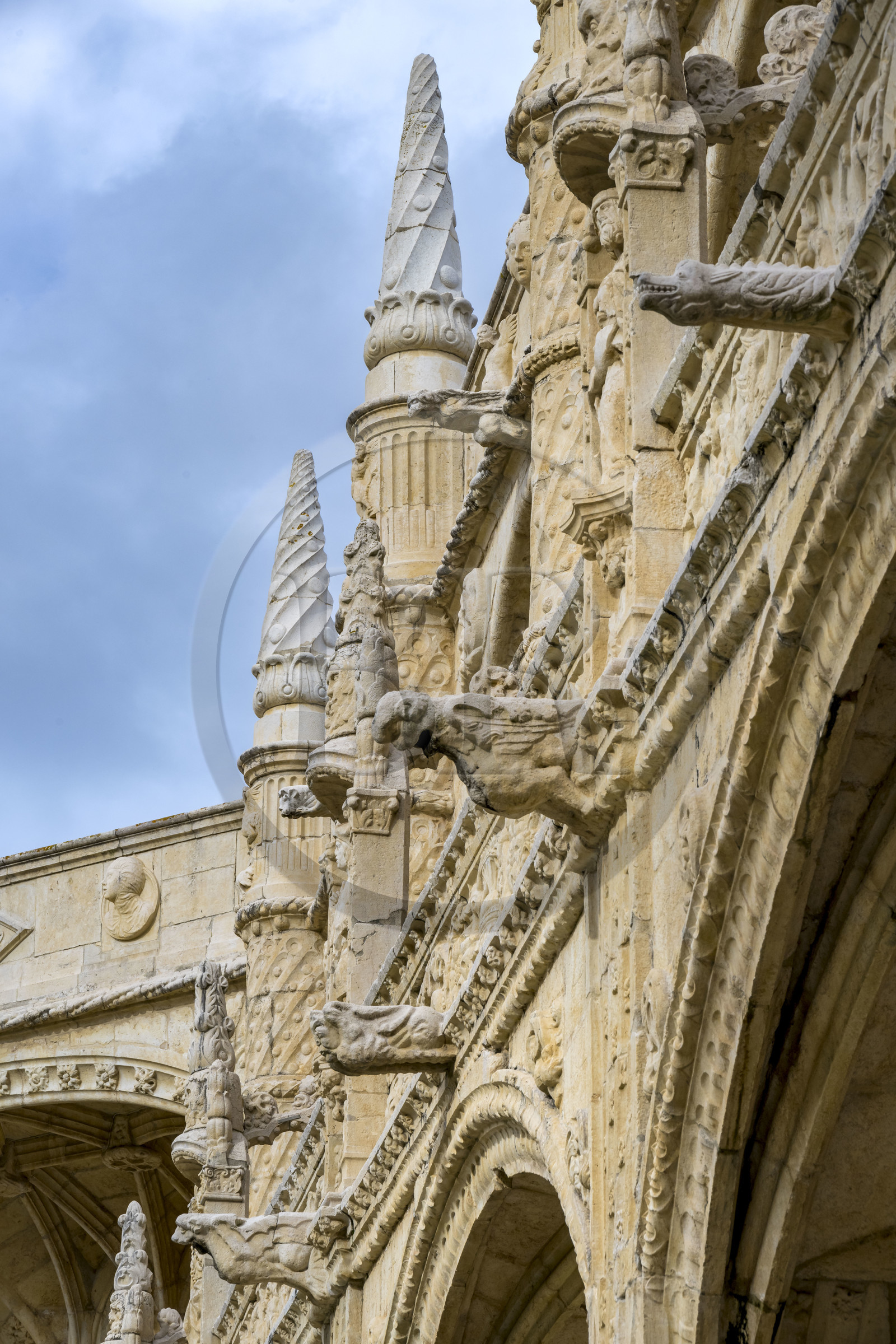 Portugal, Lisbonne, Bélem, Monastere des Hiéronymites (Mosteiro dos Jerónimos), classé Patrimoine Mondial de l'UNESCO, le cloitre