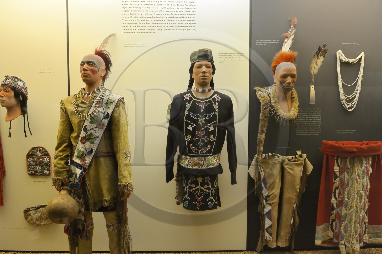 Etats-Unis, New York, Manhattan, Upper West Side, Musée Américain d'Histoire Naturelle (American Museum of Natural History), indiens des plaines