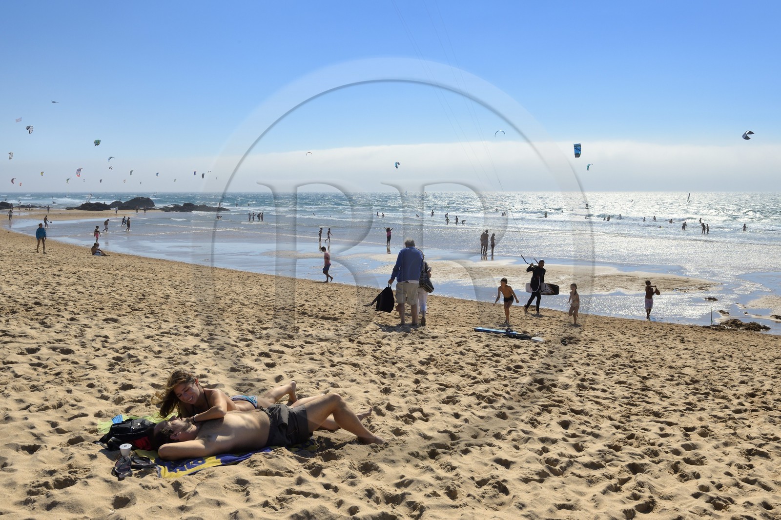Portugal, région de Lisbonne, Cascais, plage de Guincho sur la côte d'Estoril