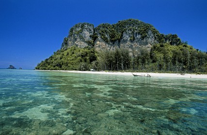Thailand, Krabi province, island off Phranang