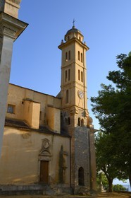 France, Haute-Corse (2B), Castagniccia, Piedicroce, l’église Saint-Pierre-et-Saint-Paul