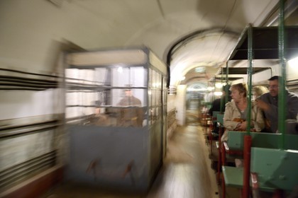 France, Moselle (57), Veckring, Ligne Maginot, forteresse du Hackenberg, train électrique