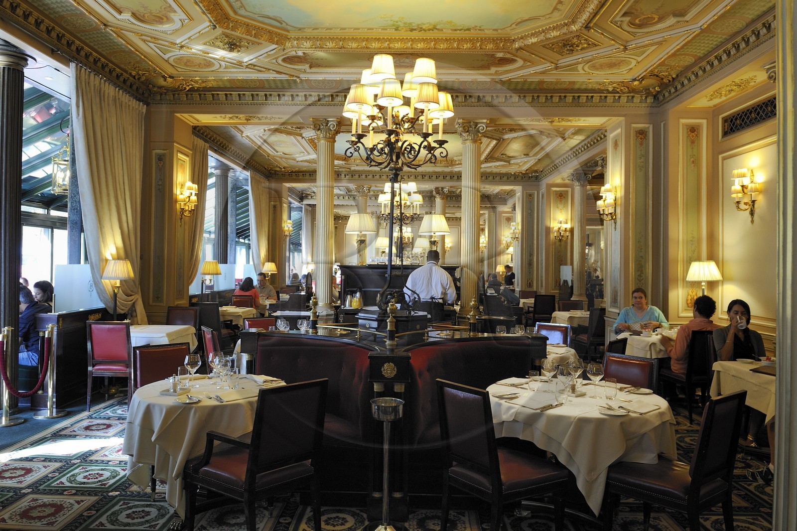 France, Paris, restaurant of the Cafe de la Paix on the Place de l'Opera