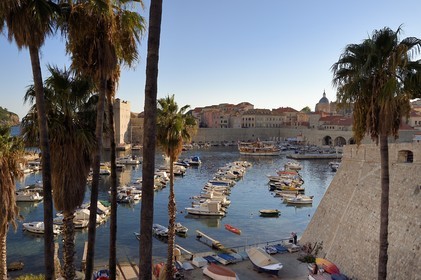 Croatia, Dalmatia, Dalmatian coast, Dubrovnik, Historic Centre listed as World Heritage by UNESCO, the port