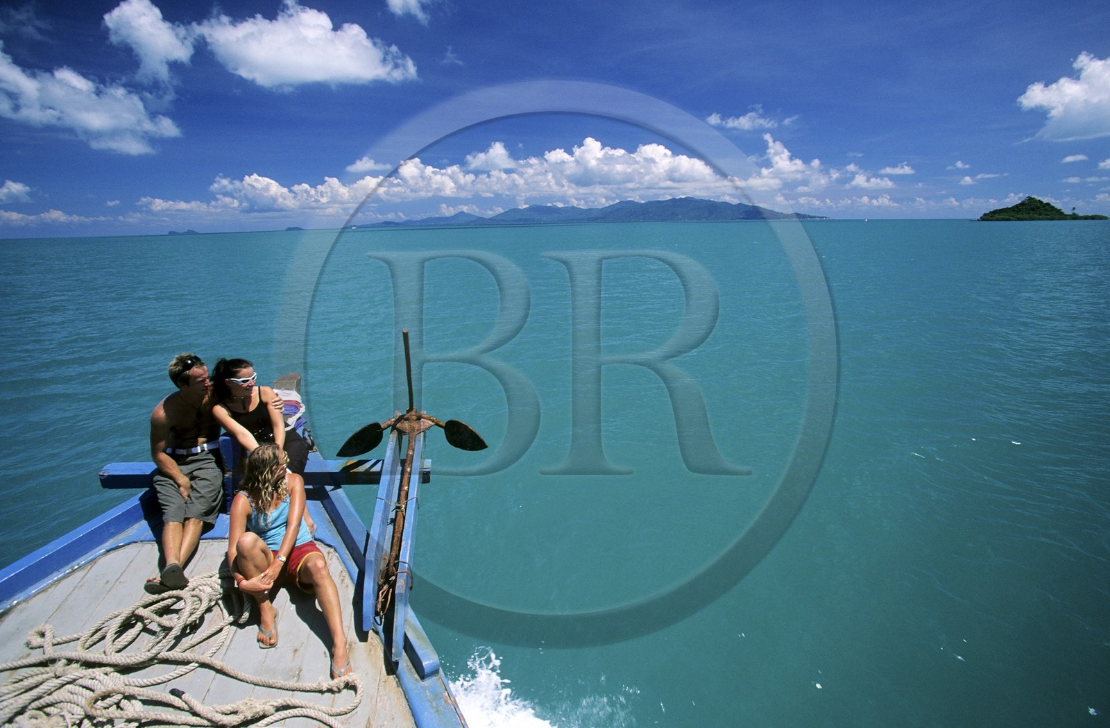 Thaïlande, Archipel îles Samui, Full Moon Party sur l' île de Koh Pha-Ngan, la traversée depuis Koh Samui