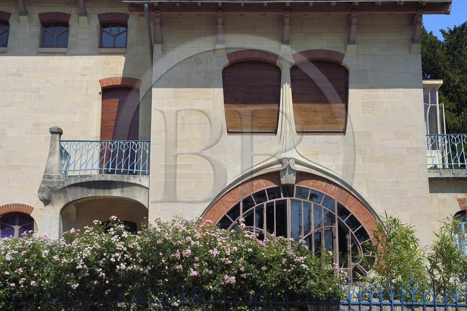 France, Meurthe-et-Moselle (54), Nancy, quartier de Saurupt, villa des Glycines (1902-1903) de l'architecte Emile André en style Art Nouveau