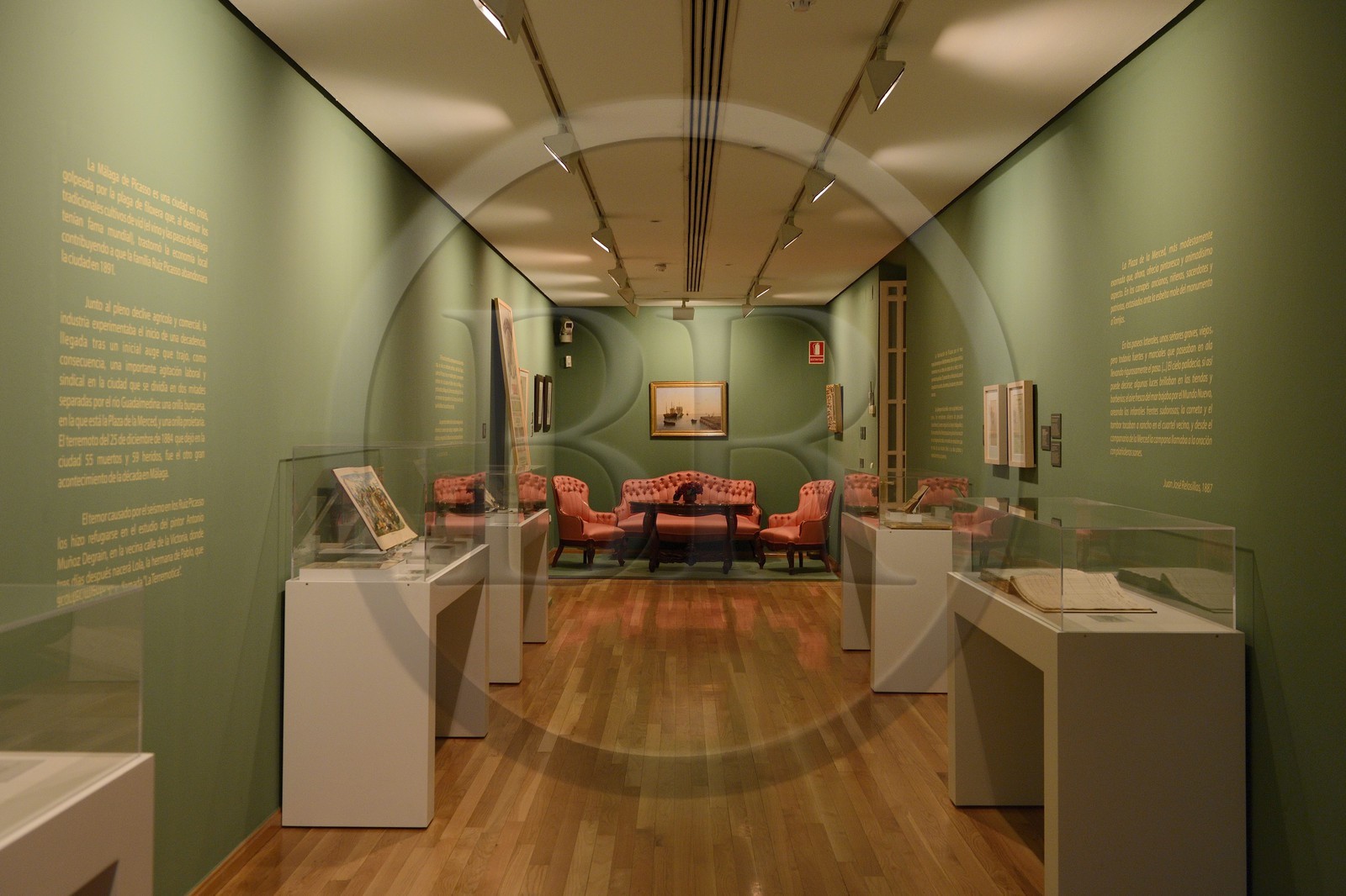 Spain, Andalusia, Malaga, the native house of Picasso, the Picasso Foundation