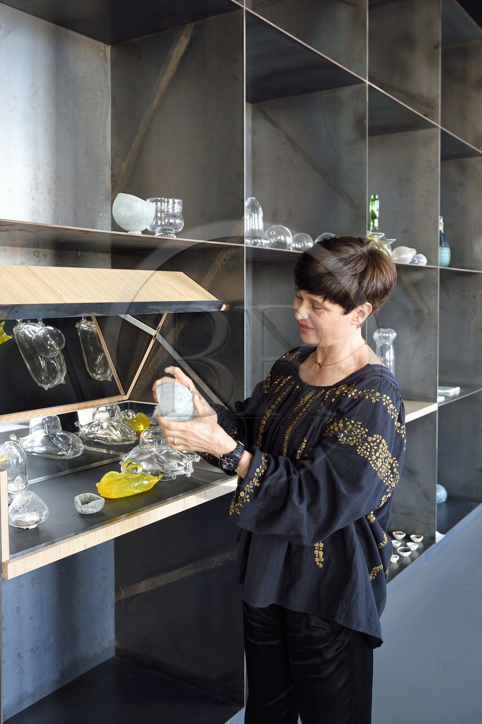 France, Charente (16), Cognac, Fondation d’Entreprise Martell, institution culturelle pluridisciplinaire (art, design et craft, architecture, musique, danse…), la directrice Nathalie Viot