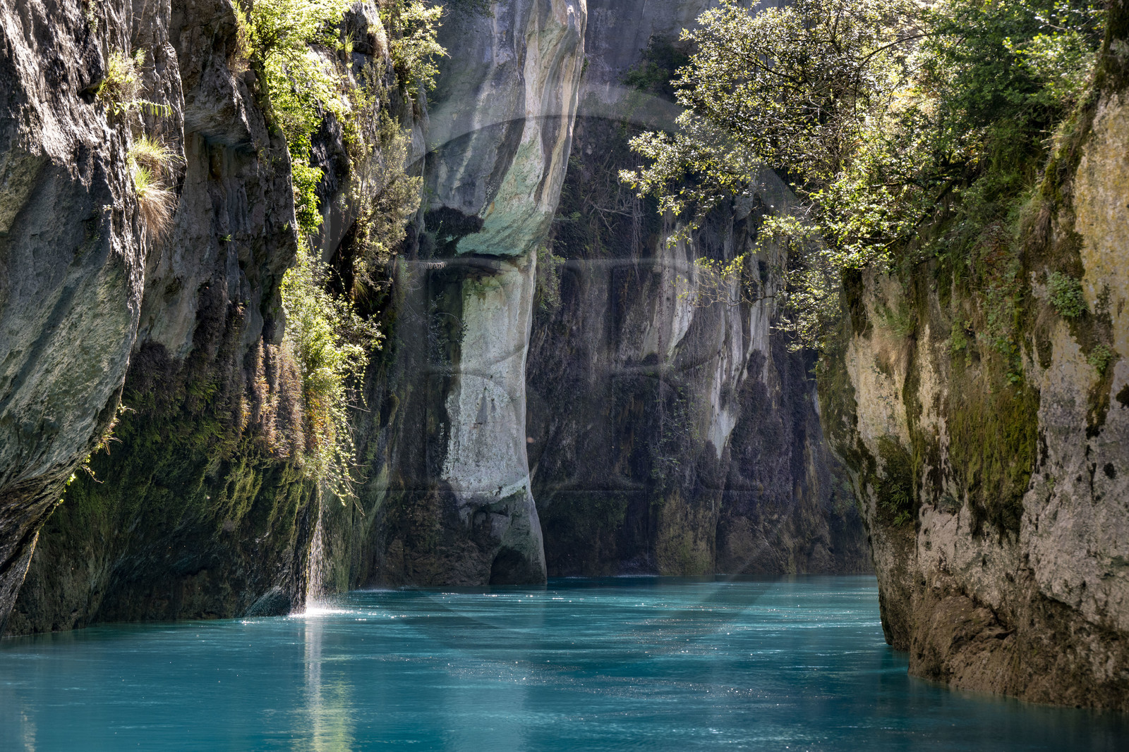 Var on the Left Bank and Alpes de Haute Provence on the Right Bank, Parc Naturel Regional du Verdon, Basses Gorges du Verdon downstream of Lake St. Croix, gorges de Baudinard