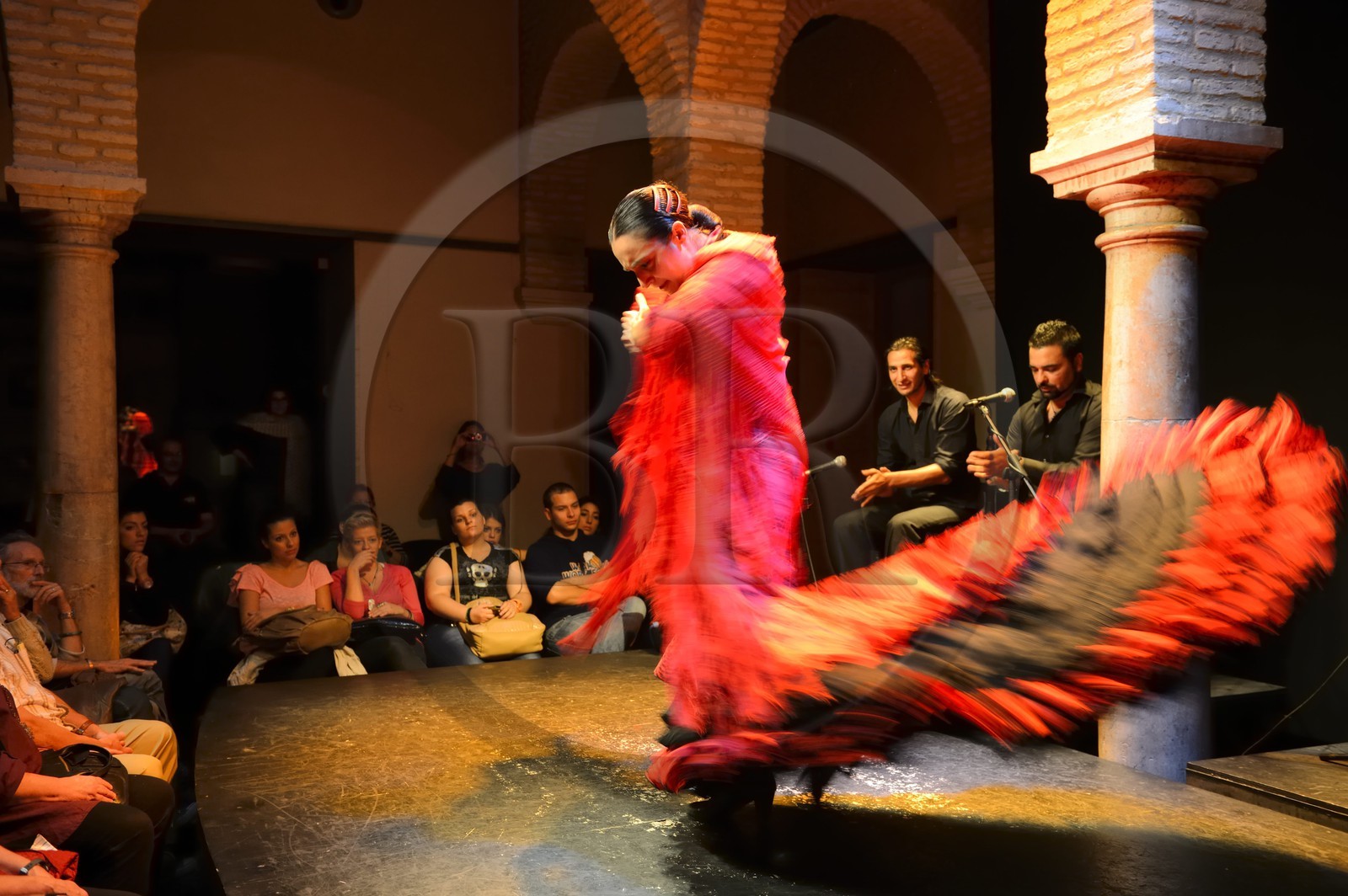 Espagne, Andalousie, Séville, quartier de Santa Cruz, musée de la dance flamenco