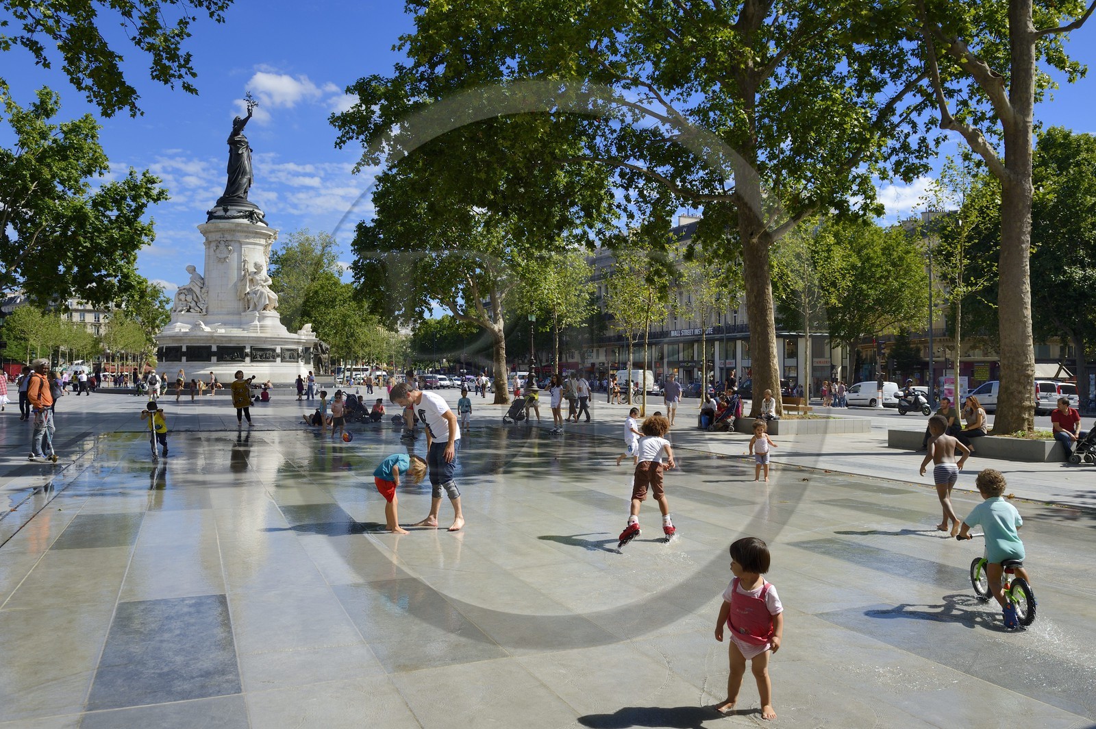 France, Paris (75), place de la République