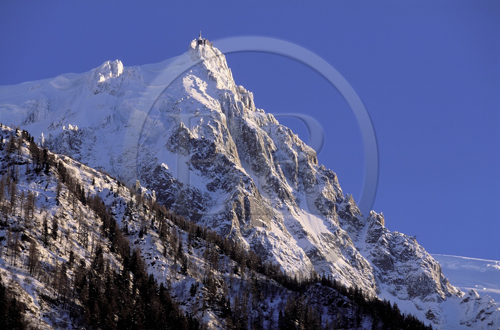 France, Haute-Savoie (74), Chamonix, Mont Blanc, l' Aiguille du Midi