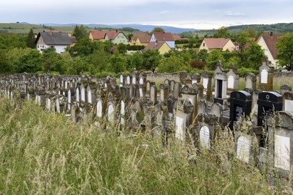 France, Bas Rhin, Westhoffen, the Jewish cemetery, the ancestors of Leon Blum or Michel Debré come from Westhoffen
