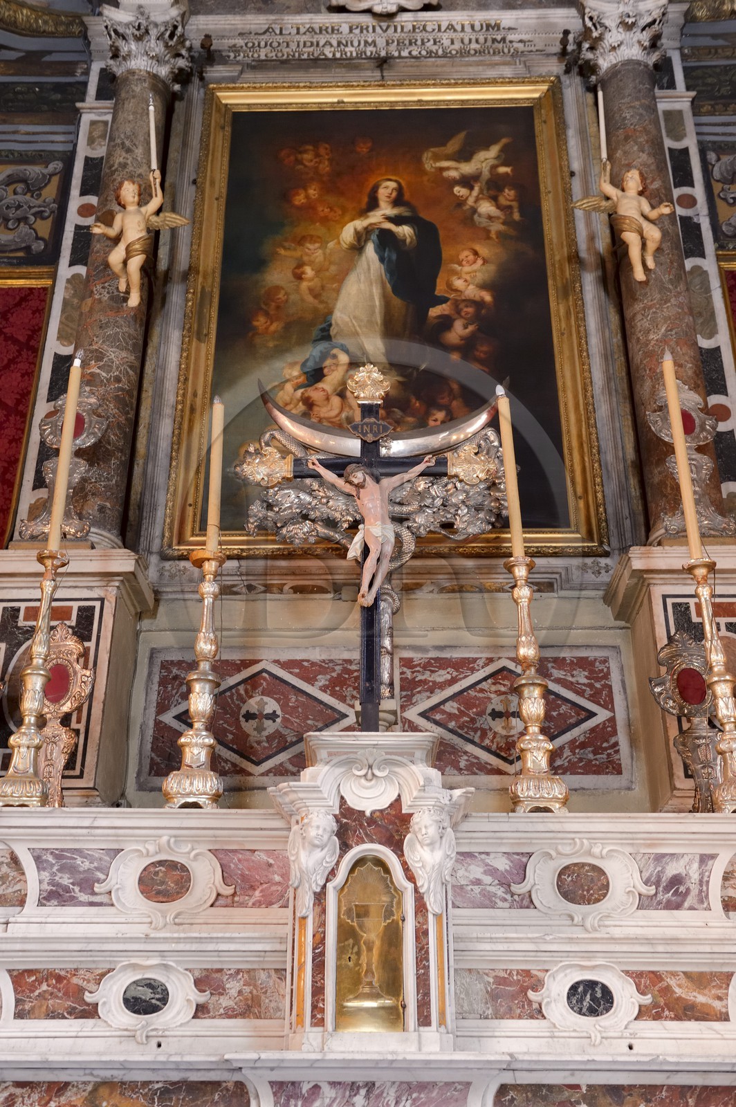 France, Haute-Corse (2B), Bastia, rue Napoléon, oratoire de l’Immaculée-Conception