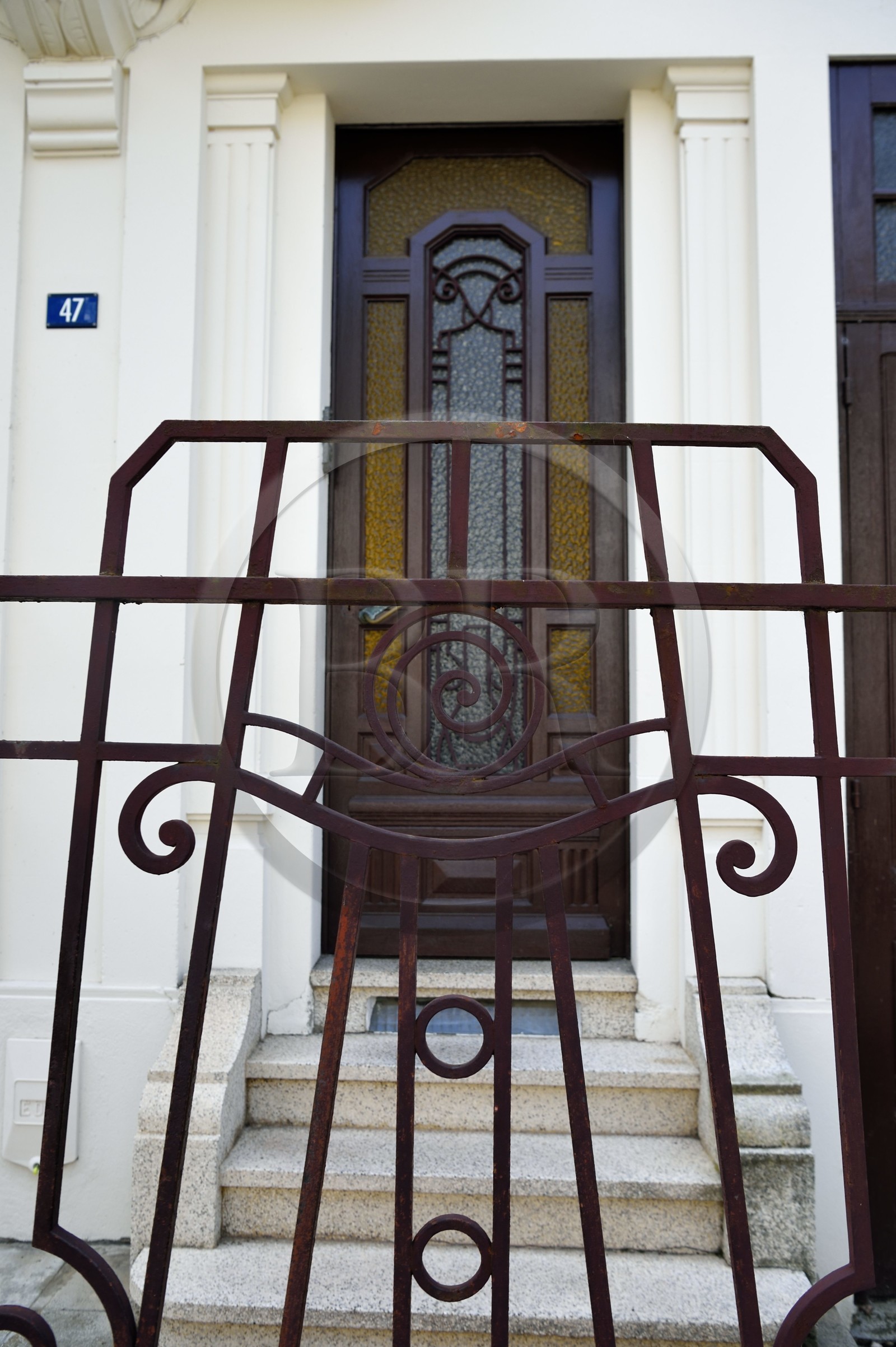 France, Allier (03), Vichy, Art Deco house on 47 avenue Jean Baptiste Bulot