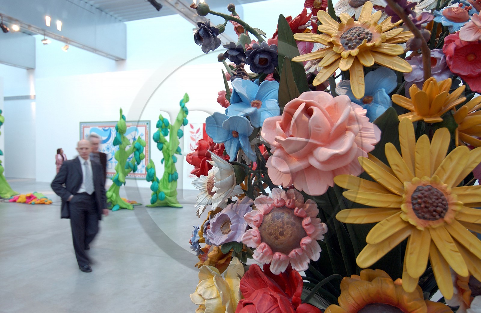 France, Nord (59), Lille 2004, exposition Flower Power au palais des Beaux Arts