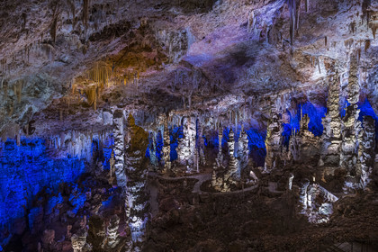 France, Gard (30), Méjannes-le-Clap, grotte de La Salamandre