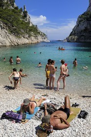France, Bouches-du-Rhône (13), Cassis, la calanque d'en Vau