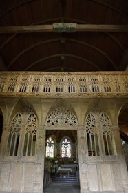France, Côtes-d'Armor (22), jubé de l'église de Loc-Envel