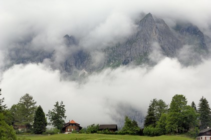 Suisse, Canton de Berne, Oberland Bernois, Grindelwald, montagne du Wetterhorn