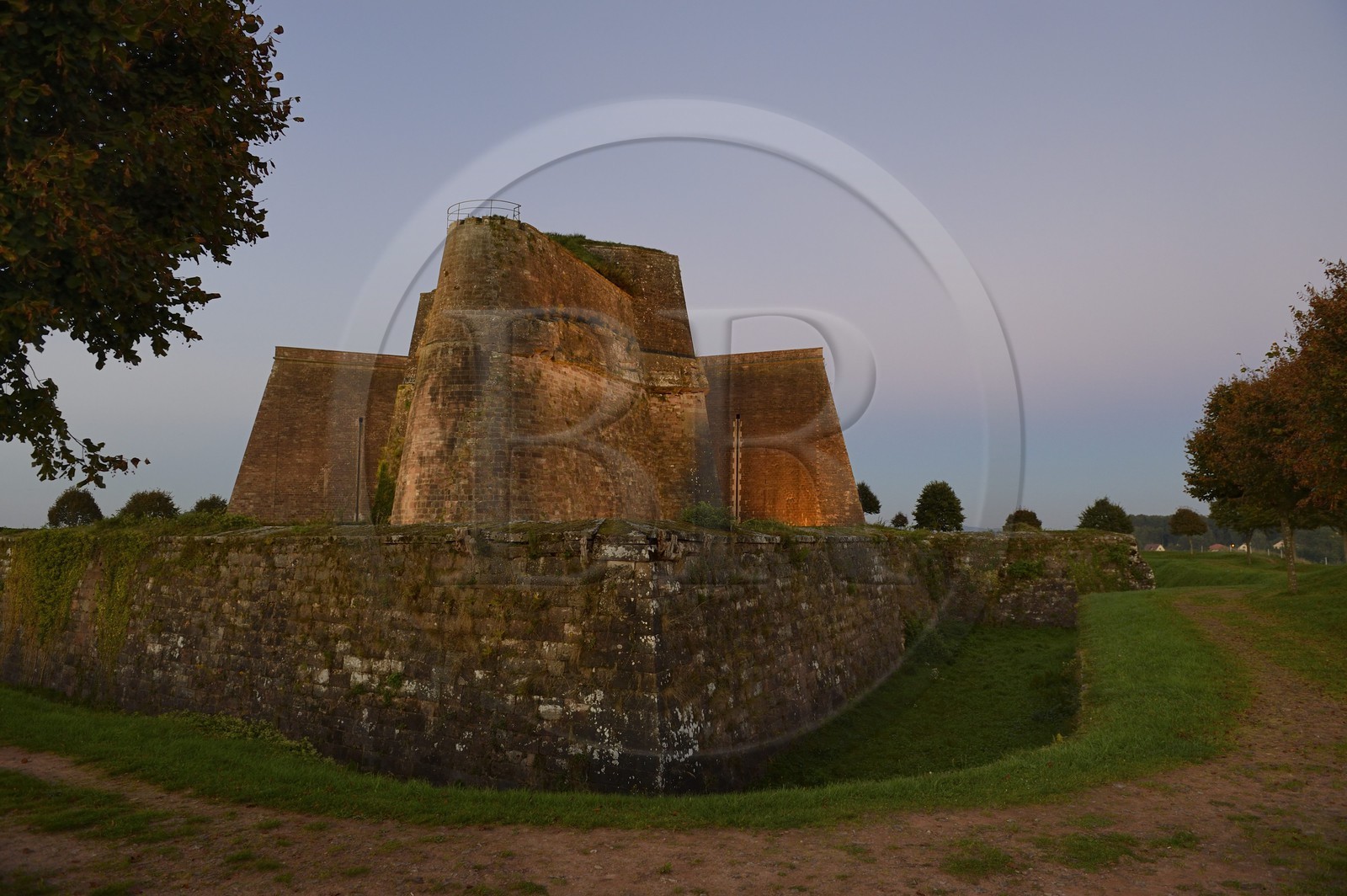France, Moselle (57), parc régional des Vosges du nord, Bitche, la citadelle fortifiée par Vauban