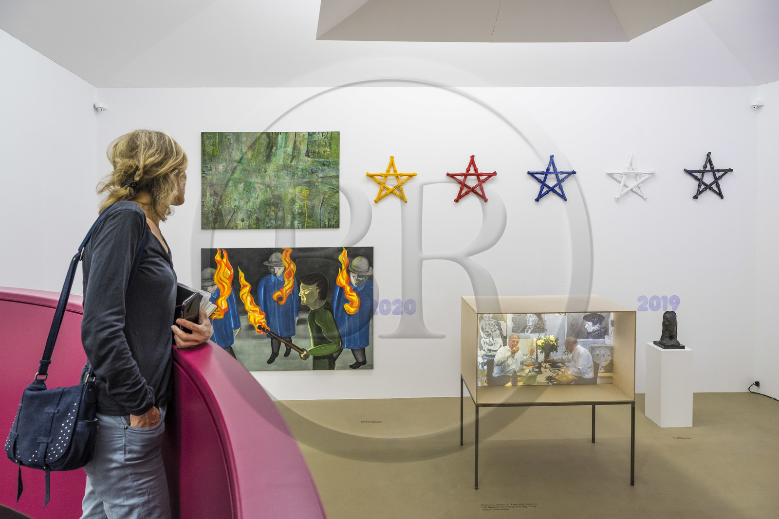 Switzerland, Basel, the Kunstmuseum Basel Gegenwart (contemporary art museum), exhibition Heute Nacht getraumt (dreamed this night) proposed by the artist Ruth Buchanan