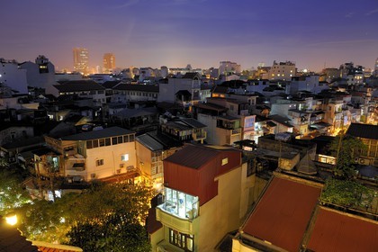 Vietnam, Hanoï, la vieille ville dans le quartier des 36 rues