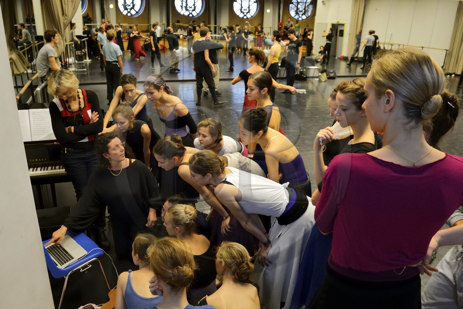 France, Paris (75), Opéra Garnier, répetition de Don Quichotte, maitresse de ballet Clotilde Vayer