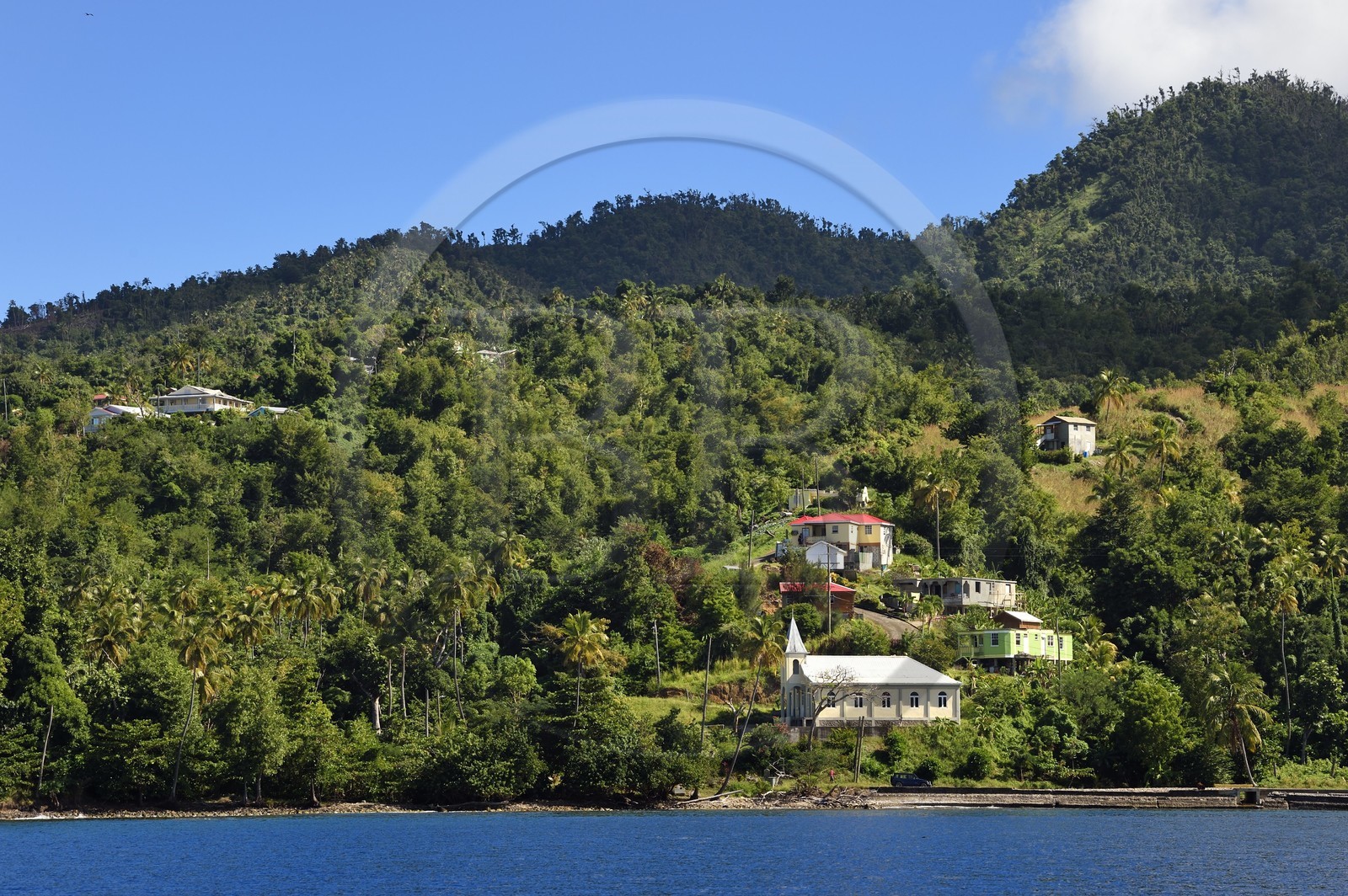 Caribbean, Dominica Island, Toucari Bay north of Portsmouth