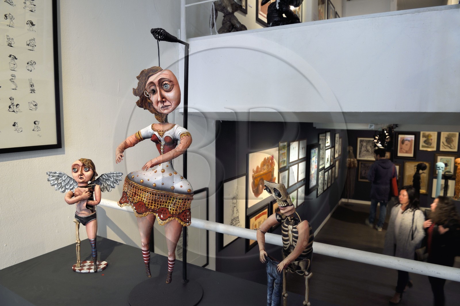 France, Paris, galerie Arts Factory, galerie d'Art contemporain, oeuvre de l'artiste Sophie Herniou