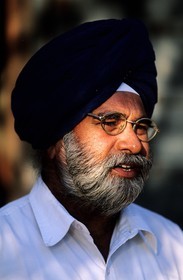 Inde, état du Rajasthan, portrait d'un homme
