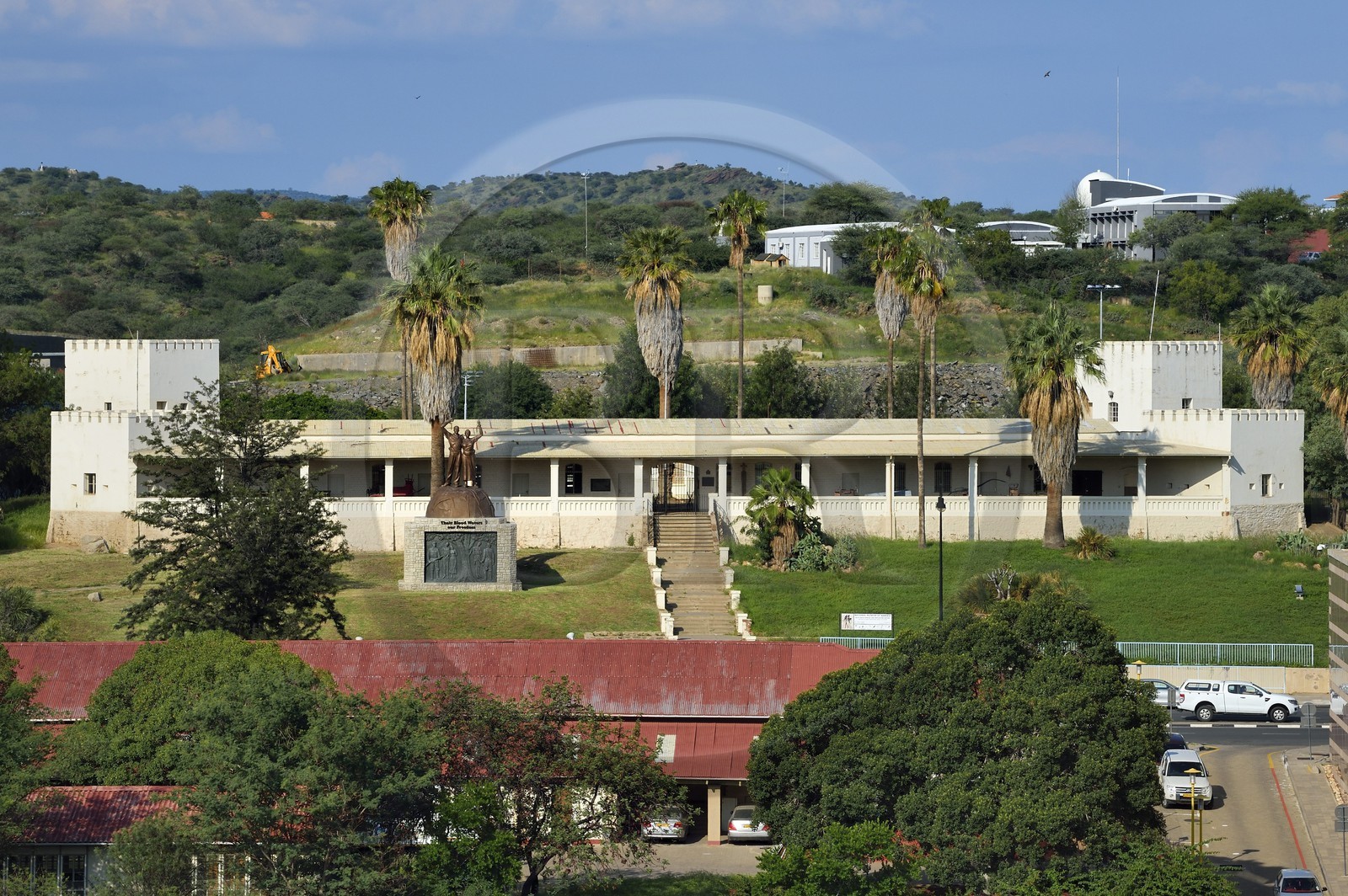 Namibia, Khomas region, Windhoek, Alte Feste (Old Fortress) served as headquarters of the imperial German Schutztruppe, today a museum