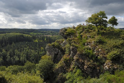 France, Orne (61), la Suisse normande, Saint-Philbert-sur-Orne, la Roche d'Oëtre