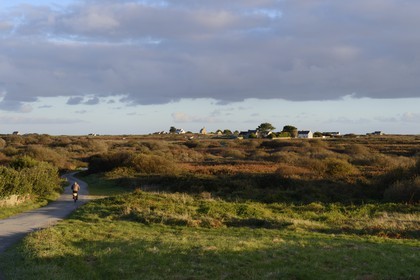 France, Finistere, the regional natural park of Armorica, Iroise sea, Ouessant island, Biosphere reserve (UNESCO), Notre-Dame-de-Bonne-Esperance chapel