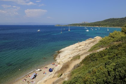 France, Var (83), Iles d'Hyères, parc national de Port-Cros, île de Porquerolles,