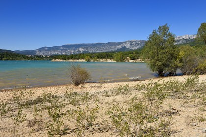 France, Var (83), Parc Naturel Régional du Verdon, lac de Sainte Croix