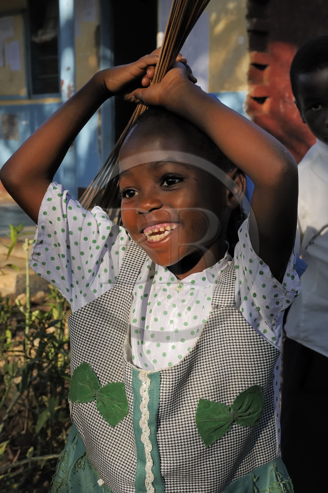 Tanzania, Morogoro district, Uluguru mountains, elementary school in the village of Kiroka