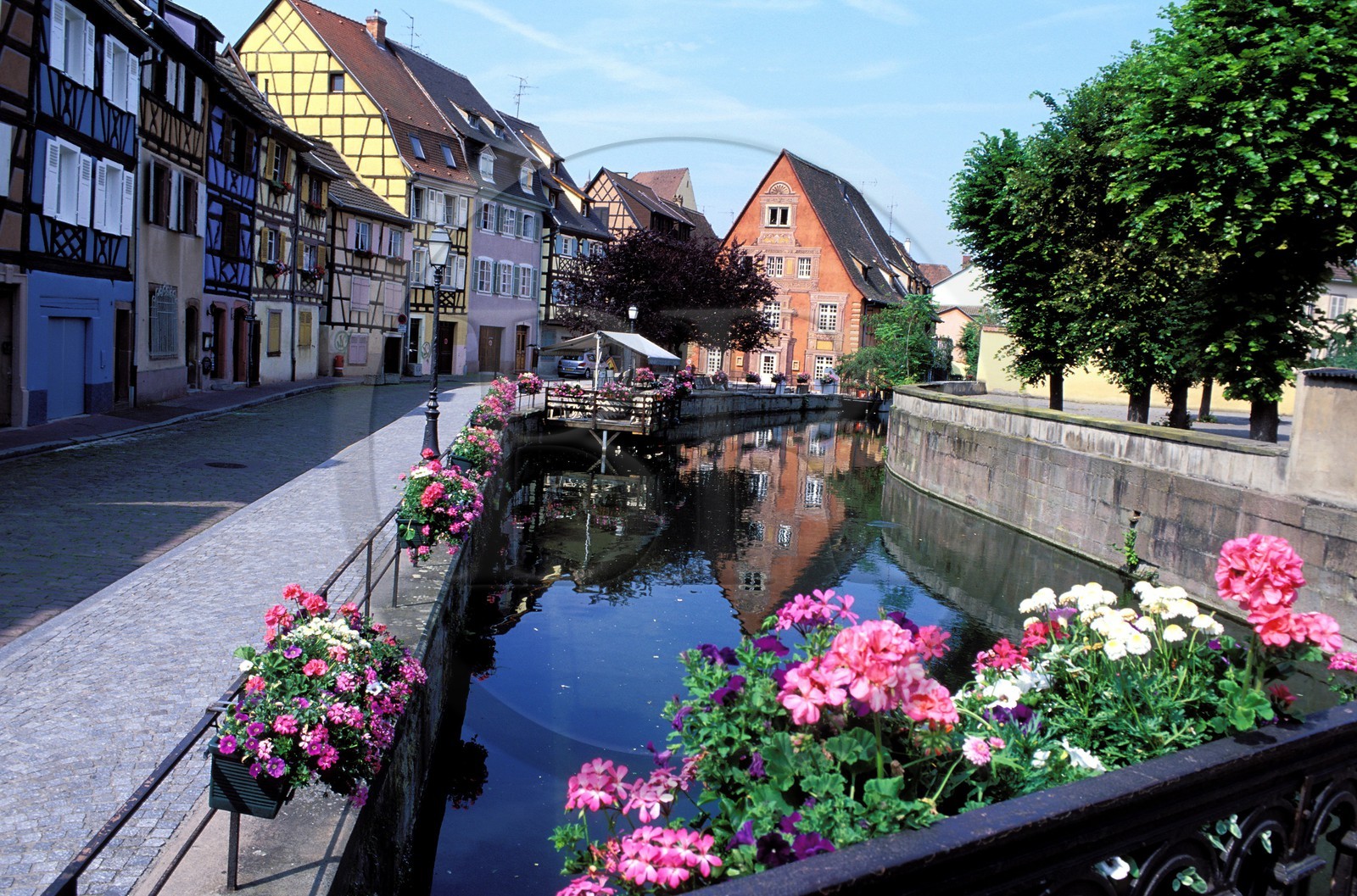France, Haut Rhin, Colmar, little Venice, fishmonger quay and la Lauch